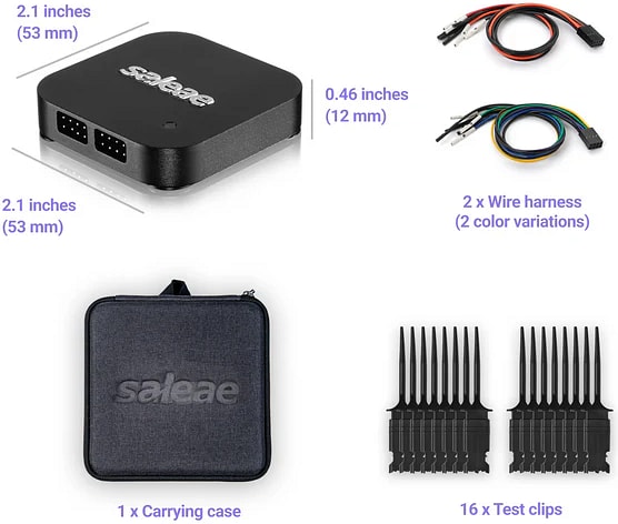 Infographic - Saleae Logic Pro 8 USB Logic Analyzers