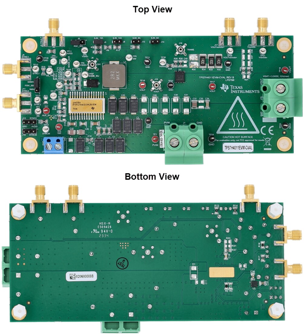 Mechanical Drawing - Texas Instruments TPS7H4011EVM-CVAL Converter Evaluation Module