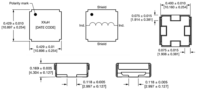 Chart - Vishay / Dale IHLE4040DDEW High Current Inductors