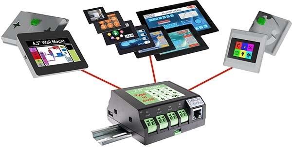 DISPLAY VISIONS EA PLC Series Control Unit with Touch Display