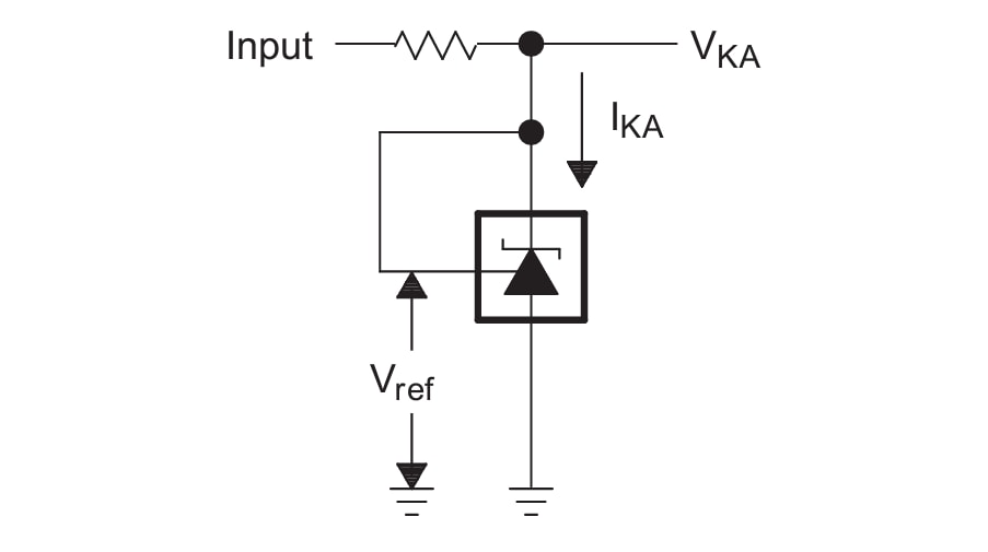 Schematic - Texas Instruments TL431/TL432 Precision Programmable References