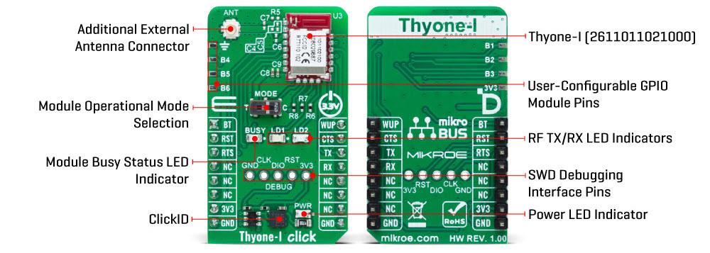 Mikroe MIKROE-6085 Thyone-I Click