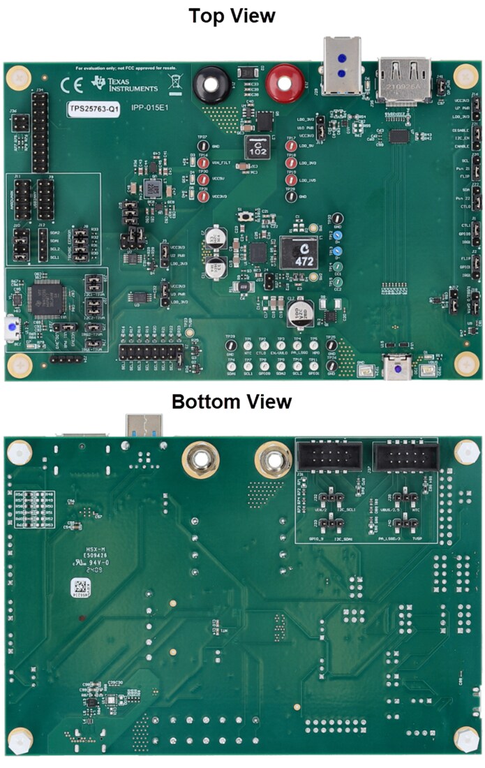 Mechanical Drawing - Texas Instruments TPS25763DQ1EVM Evaluation Module (EVM)