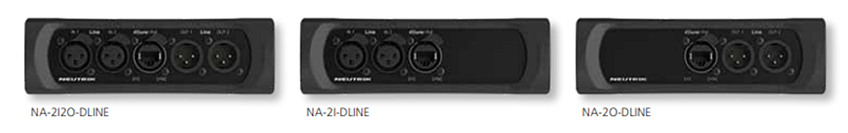 NEUTRIK Dante® DLine Audio Interfaces