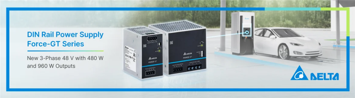 Infographic - Delta Electronics Force-GT 48V 3-Phase DIN Rail Power Supplies