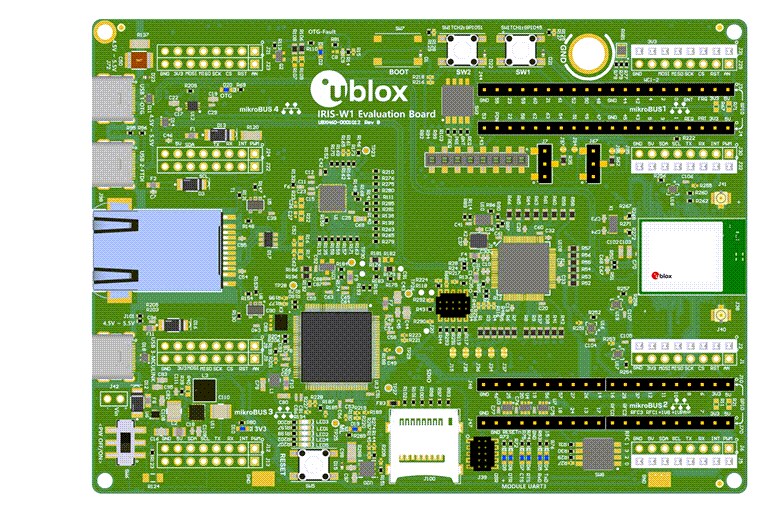 u-blox EVK-IRIS-W10 Evaluation Kits