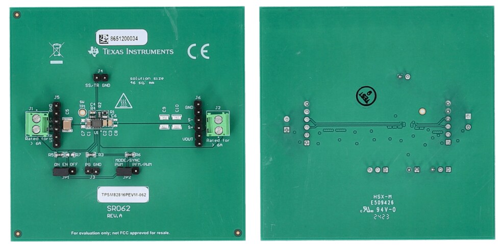 Location Circuit - Texas Instruments TPSM8281xPEVM062 Evaluation Modules