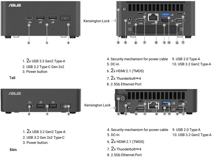Asus NUC 15 Pro AI-Enabled Mini PCs