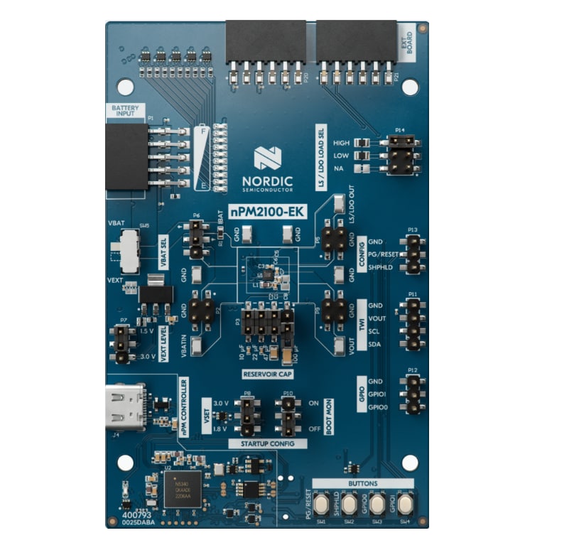 Nordic Semiconductor nPM2100 EK Evaluation Kit