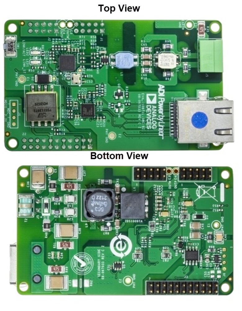 Mechanical Drawing - Analog Devices Inc. EVAL-10BT1L-MCS IEEE 802.3cg SPoE Shields