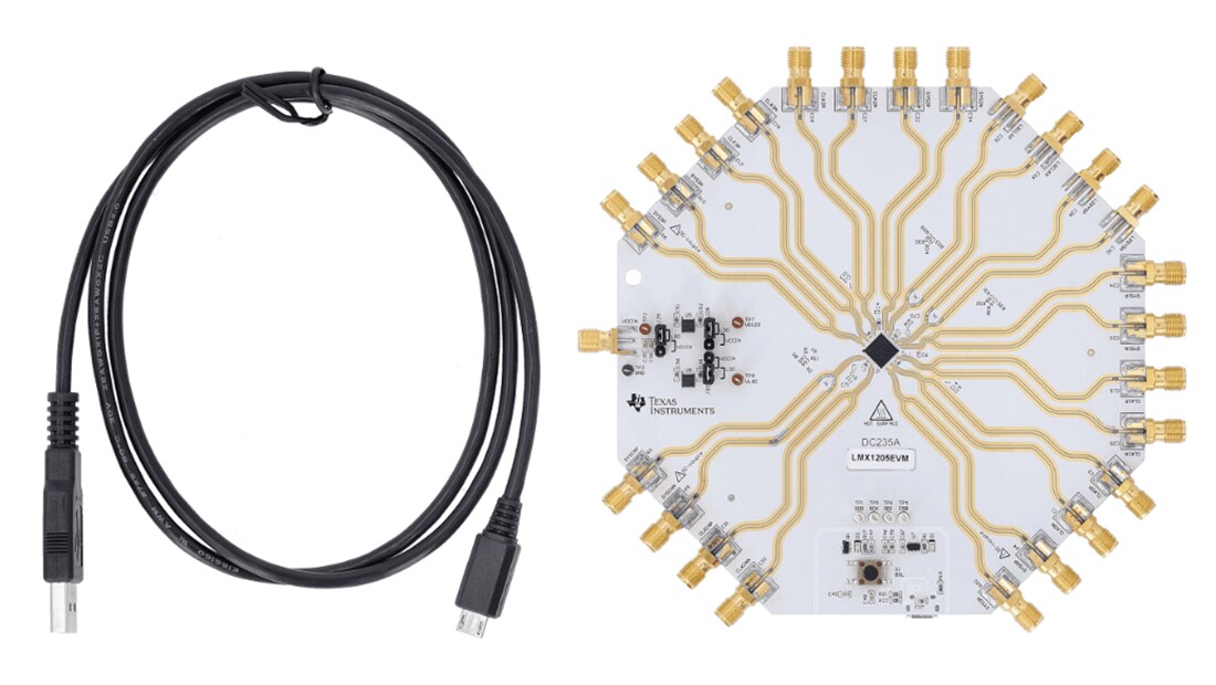 Mechanical Drawing - Texas Instruments LMX1205EVM Evaluation Module (EVM)