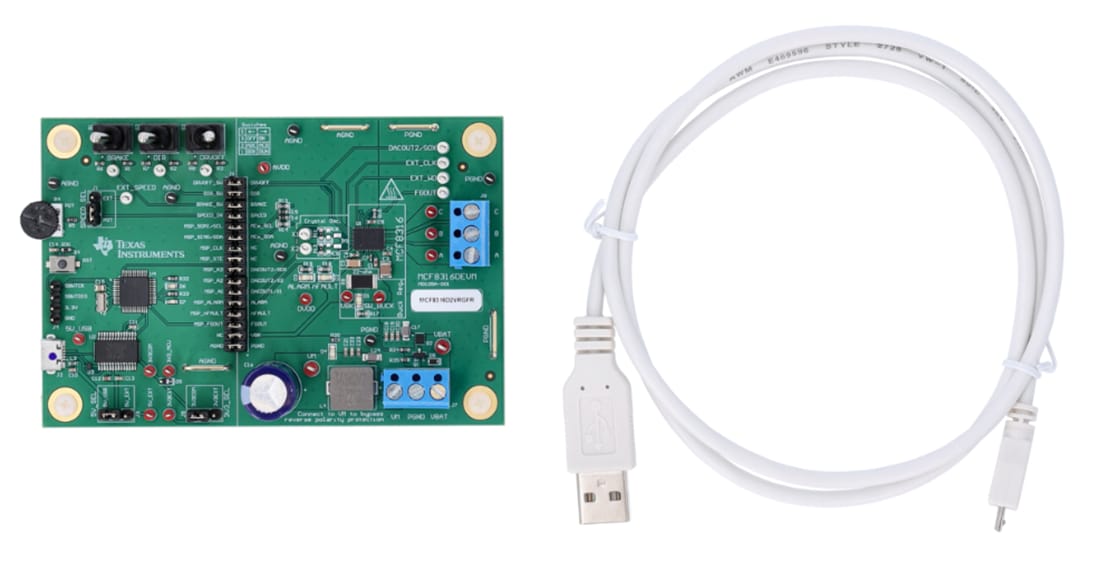 Mechanical Drawing - Texas Instruments MCF8316DEVM Motor Driver Evaluation Module