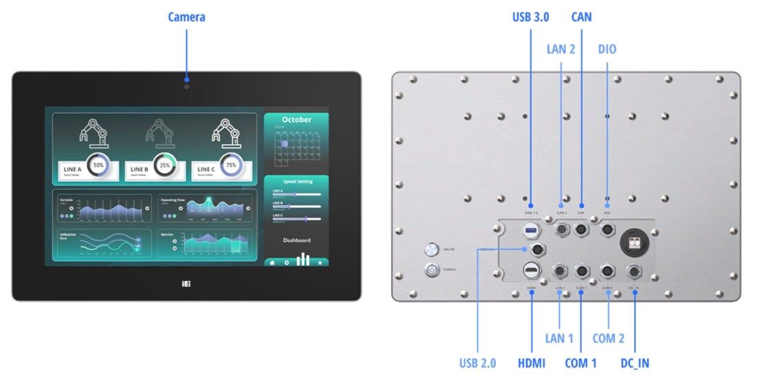 IEI Technology SHIELD-215 Industrial Panel PCs