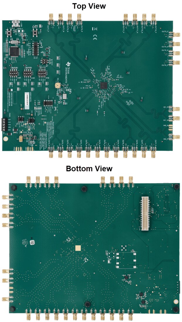 Mechanical Drawing - Texas Instruments LMK5B12212EVM Evaluation Module (EVM)