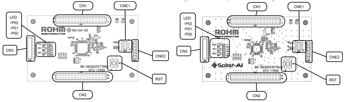 ROHM Semiconductor RB-D63Q2537 & RB-D63Q2557 Reference Boards