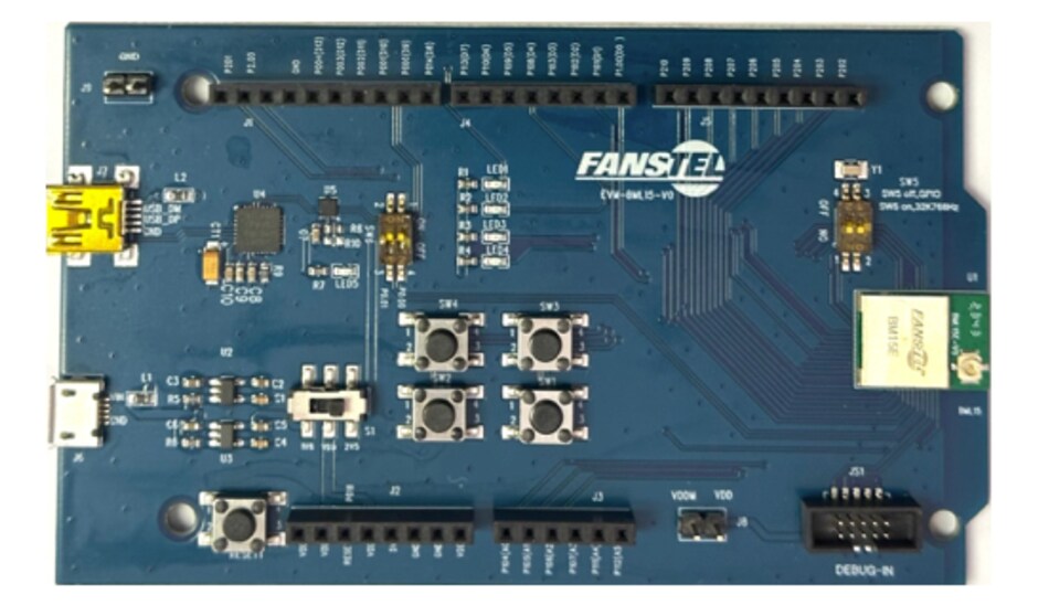 Fanstel EV-BM15x Evaluation Boards
