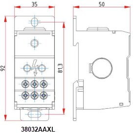 Amphenol Auxel Power Distribution Blocks & Connection Latches