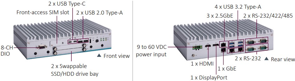 Infographic - Axiomtek eBOX630B Fanless Embedded Edge AI System