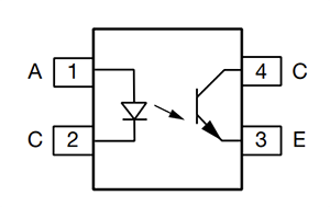 Schematic - Vishay Semiconductors VOx619A Phototransistor Output Optocouplers