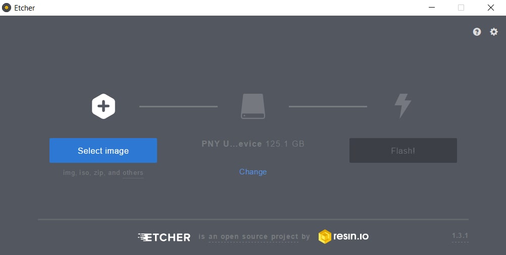 Etcher software