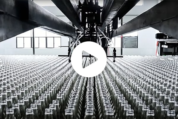 Empowering Innovation Together Video Series screenshot of an industrial manufacturing bottle factory