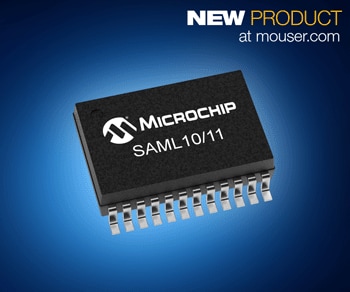 Mouser Now Shipping Microchip SAM L10 and L11 Cortex-M23 MCUs