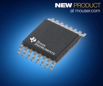 Texas Instruments' 16-Bit ADS112C04 ADC, Now at Mouser, Offers Low-Power Conversion for Small Sensor Signals